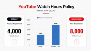 Youtube Watch Hours Policy then vs Now